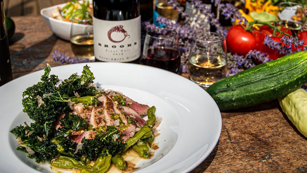 Brooks Perfect Pairing for August 2021: Spice-Crusted Tuna