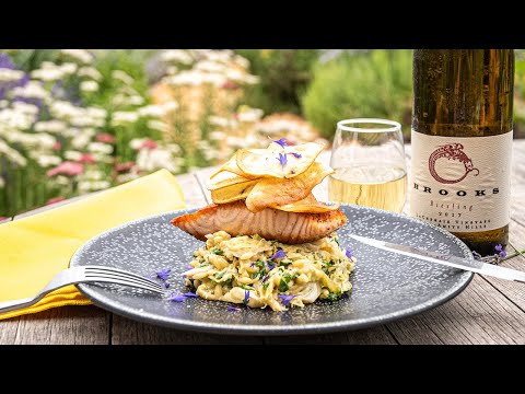 Brooks Perfect Pairing for July 2021: Seared Salmon