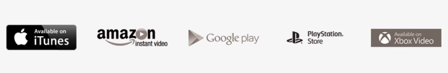 google play, playstation, xbox, itunes, amazon logos