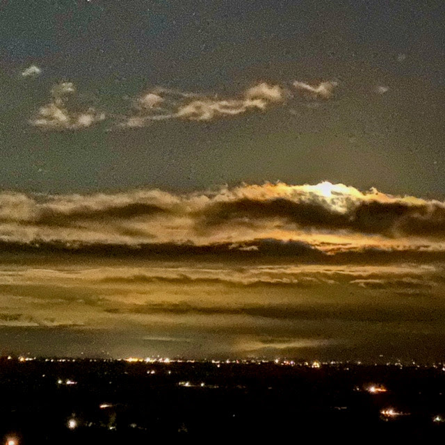 Moonrise over Brooks Vineyard