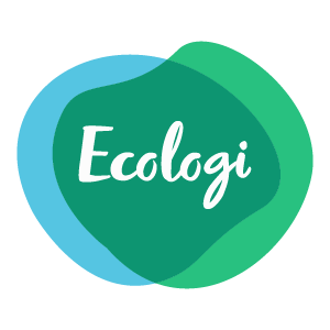 Blue and Green Ecologi blob logo
