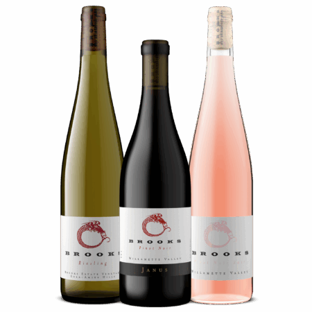 A selection of Brooks Wine with three different wine labels from the Biodynamic producer. 